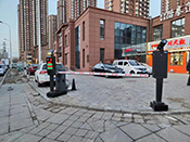 渾南農(nóng)貿(mào)市場(chǎng)門(mén)前停車(chē)場(chǎng)道閘車(chē)牌識(shí)別系統(tǒng)安裝